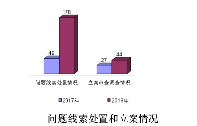 铜陵铜官：2018年处置问题线索178件