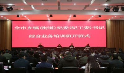 合肥：召开全市乡镇（街道）纪委（纪工委）书记综合业务培训会