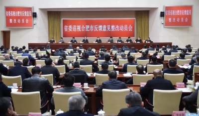 合肥：切实扛起巡视整改重大政治责任 扎实做好巡视“后半篇文章”