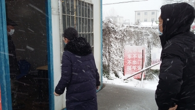 淮南大通：风雪中坚守“战役”监督一线