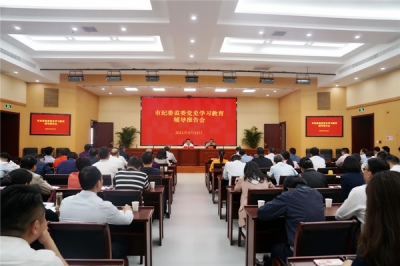 六安：召开党史学习教育辅导报告会