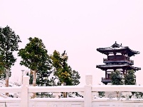 鐘馗文化園雪景