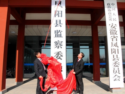 【镜头】凤阳：首届监察委员会正式挂牌成立