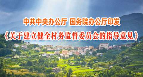 中共中央办公厅 国务院办公厅印发《关于建立健全村务监督委员会的指导意见》