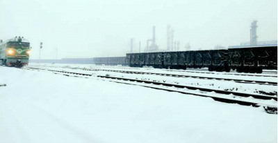 【镜头】喜看飞雪落煤城