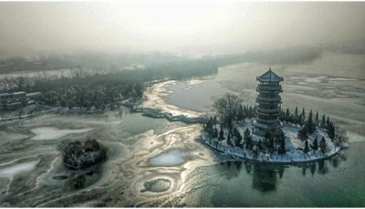 【镜头】雪后颍淮 大美阜阳