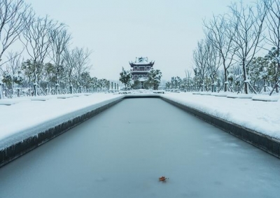 【镜头】明光：雪落明城美如画