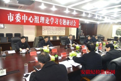 安庆： 专题学习领会习近平总书记重要讲话精神 “四个共识”谋发展