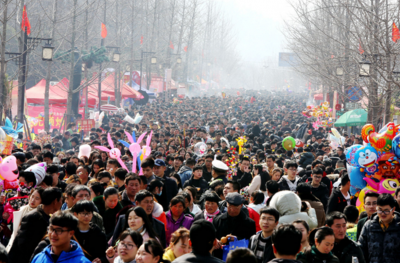 【镜头】赏民俗 祈福祥 万人畅游琅琊山庙会