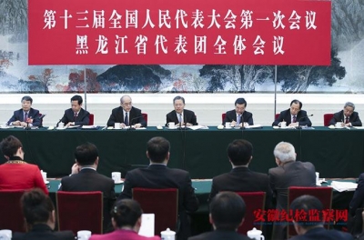 赵乐际在参加黑龙江代表团审议时强调  深入贯彻习近平新时代中国特色社会主义思想  在实现高质量发展上取得实实在在成效