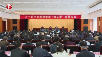 【纪检动态】信长星强调：查漏洞 抓反弹 补短板 巩固深化上一轮中央巡视整改成果