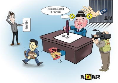 【廉政漫画】提钱提拔