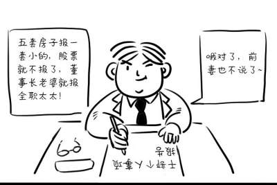 “我叫李廉洁，为廉洁代言”系列漫画⑤