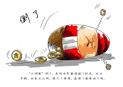 【廉政漫画】倒了