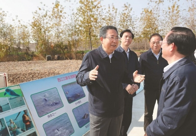 李锦斌深入安庆督导江豚保护区环境问题立行立改