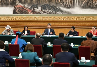 习近平参加内蒙古代表团审议