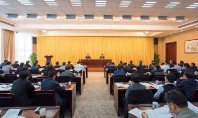 省纪委监委机关召开2018年度基层党组织书记抓党建述职评议会议