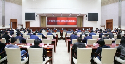 合肥：召开全市推进基层纪检监察体制改革座谈会