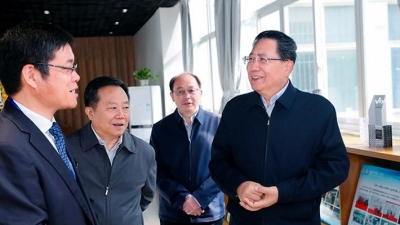 李锦斌在合肥调研教育工作