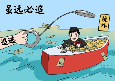 【廉政漫画】《虽远必追》