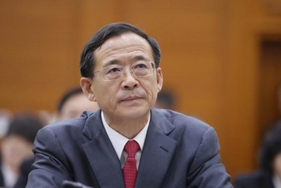 中华全国供销合作总社党组副书记、理事会主任刘士余同志配合中央纪委国家监委审查调查