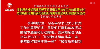 李锦斌主持召开省委专题会议