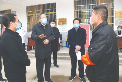 李锦斌在临泉界首太和调研督导时强调  毫不放松抓好疫情防控 精准稳妥推进复工复产  坚决打赢脱贫攻坚战努力实现全年发展目标任务