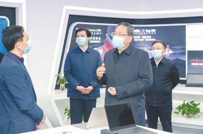 李锦斌深入合肥市调研督导疫情防控和企业复工复产工作