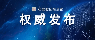 安徽省纪委出台《指导意见》 提升疫情防控监督执纪问责精准度
