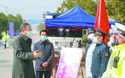 李锦斌深入安庆市和宿松县实地督导疫情防控工作