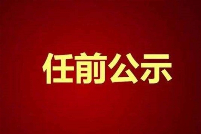 干部任前公示公告（2020年3月24日）
