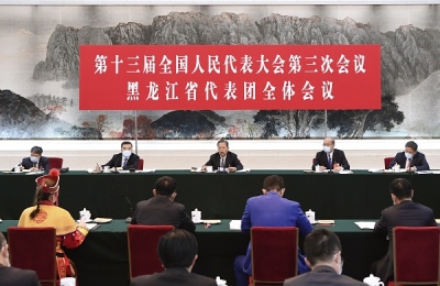 赵乐际参加黑龙江代表团审议