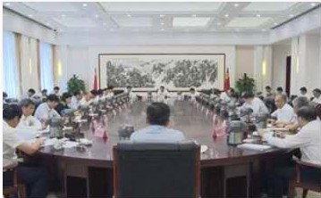 李锦斌主持召开全省防汛救灾和禁捕退捕等工作督查情况汇报会