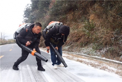 镜头 | 风雪严寒中的纪检人