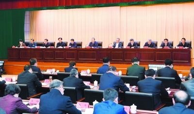 省委全面依法治省暨平安安徽建设工作会议召开