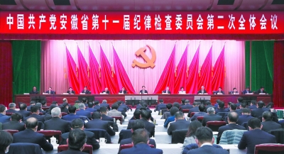 中國共產黨安徽省第十一屆紀律檢查委員會第二次全體會議決議