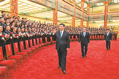 习近平会见全国公安系统英雄模范立功集体表彰大会代表