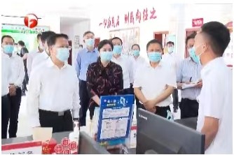 郑栅洁赴阜阳市调研