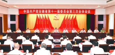 中共安徽省委十一届三次全会在肥召开