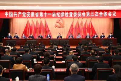 省纪委十一届三次全会在合肥召开 郑栅洁出席会议并讲话