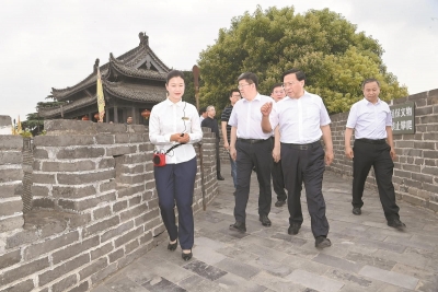 韩俊在淮南市调研时强调 发挥自身优势打造新增长点 传承优秀文化促进文旅融合