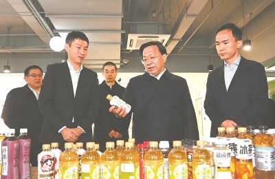 韩俊在合肥市调研现代服务业和民营企业发展情况