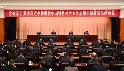 全省学习贯彻习近平新时代中国特色社会主义思想主题教育总结会议召开 韩俊杜家毫讲话