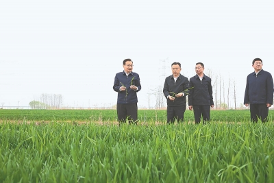 梁言順在淮南市調(diào)研并宣講全國(guó)兩會(huì)精神時(shí)強(qiáng)調(diào)  抓好春季農(nóng)業(yè)生產(chǎn)高水平建設(shè)江淮糧倉(cāng) 為實(shí)現(xiàn)“十五五”良好開局提供有力支撐