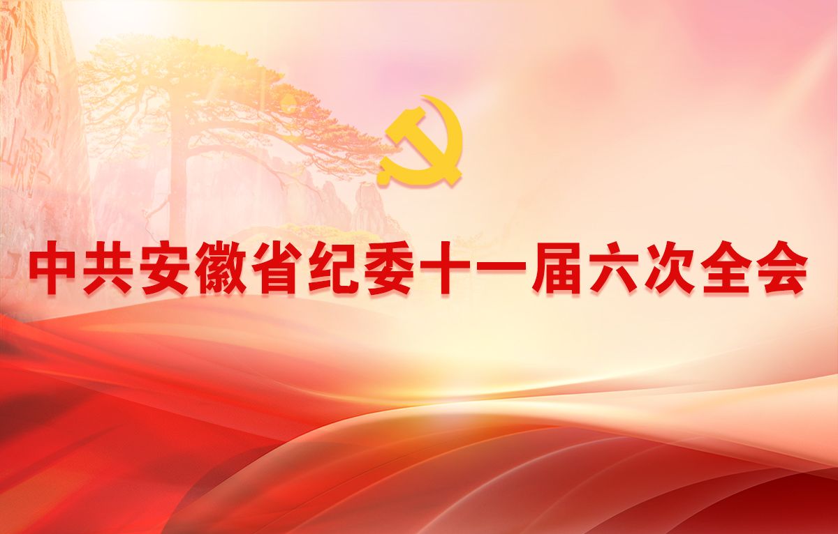 中共安徽省纪委十一届六次全会