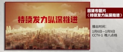预告丨电视专题片《持续发力 纵深推进》将在央视播出