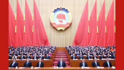 全国政协十四届二次会议在京开幕 习近平等党和国家领导人到会祝贺