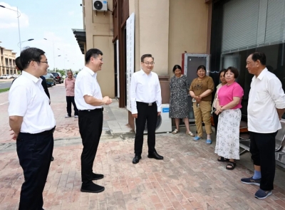 梁言顺在滁州市来安县开展访企入村