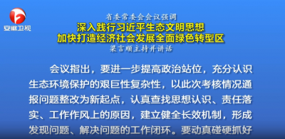 省委常委会召开会议 梁言顺主持会议并讲话
