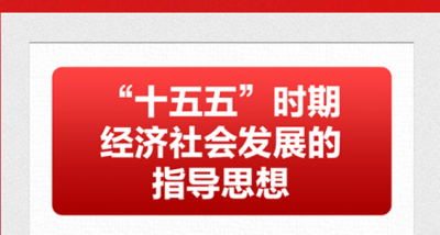 学思导图丨"十五五"时期经济社会发展的指导方针和主要目标